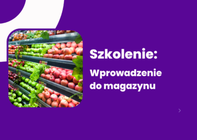 Wprowadzenie do magazynu