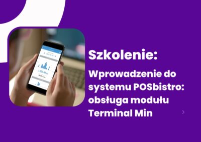 Wprowadzenie do systemu POSbistro: obsługa modułu Terminal mini