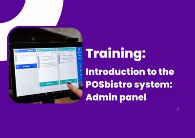 Introduction to the POSbistro system: Admin panel