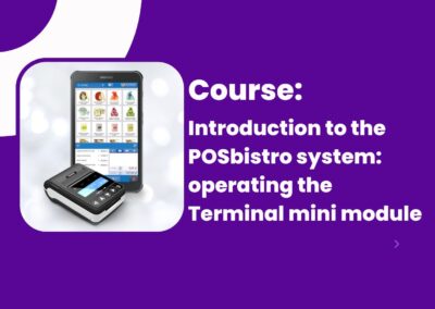 Introduction to the POSbistro System: Handling the Mini Terminal Module