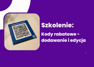 Kody rabatowe. Dodawanie i edycja